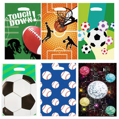 10pcs Basketball Treat Candy Bags for Kids Party Football Sports Goodie Bags