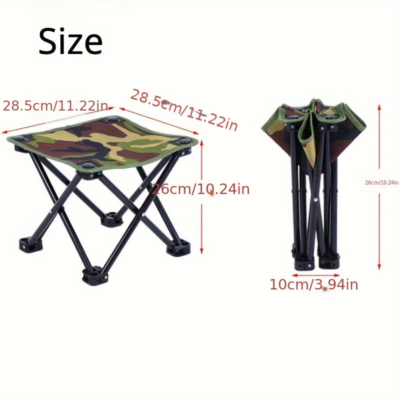 Lightweight Folding Stool for Camping and Fishing - Outdoor Adventure Essential