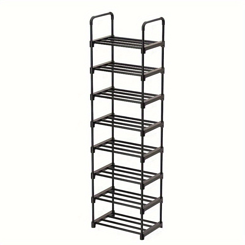 1pc Single Row Shoe Rack Stackable Shoe Storage for Closet Bedroom