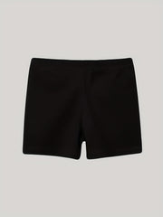2pcs Girls Classic Elastic Waist Shorts Leggings for Spring Summer