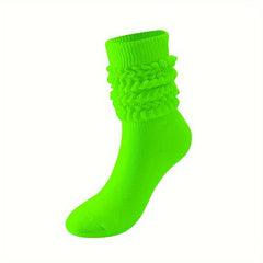 1 Pair Stylish Winter Scrunch Socks for Men Women