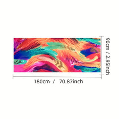 Feather Pattern Scarf Shawl Casual Head Wrap Gift For Mother's