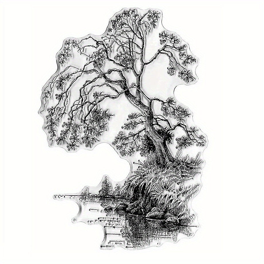 Tree By The River Clear Stamps for Crafting