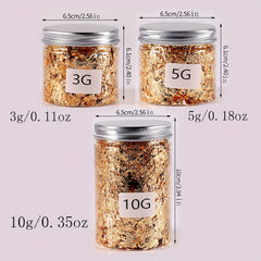10g Resin Golden Foil Sheet for Nail Art & Crafts