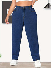 Loose Fit Tapered Leg Jeans