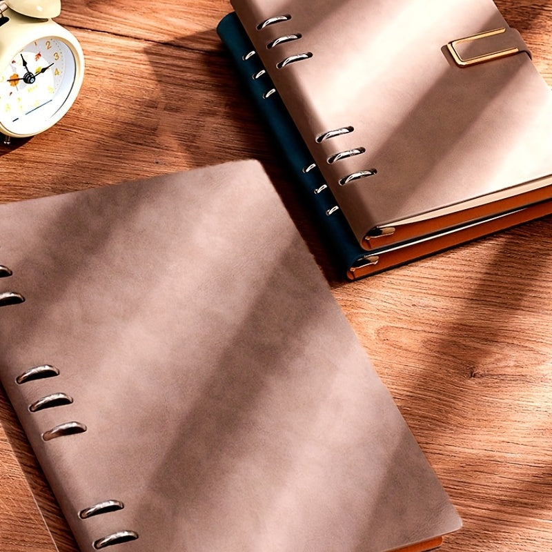 Kong B5 PU Leather Loose leaf Notebook Business Stationery