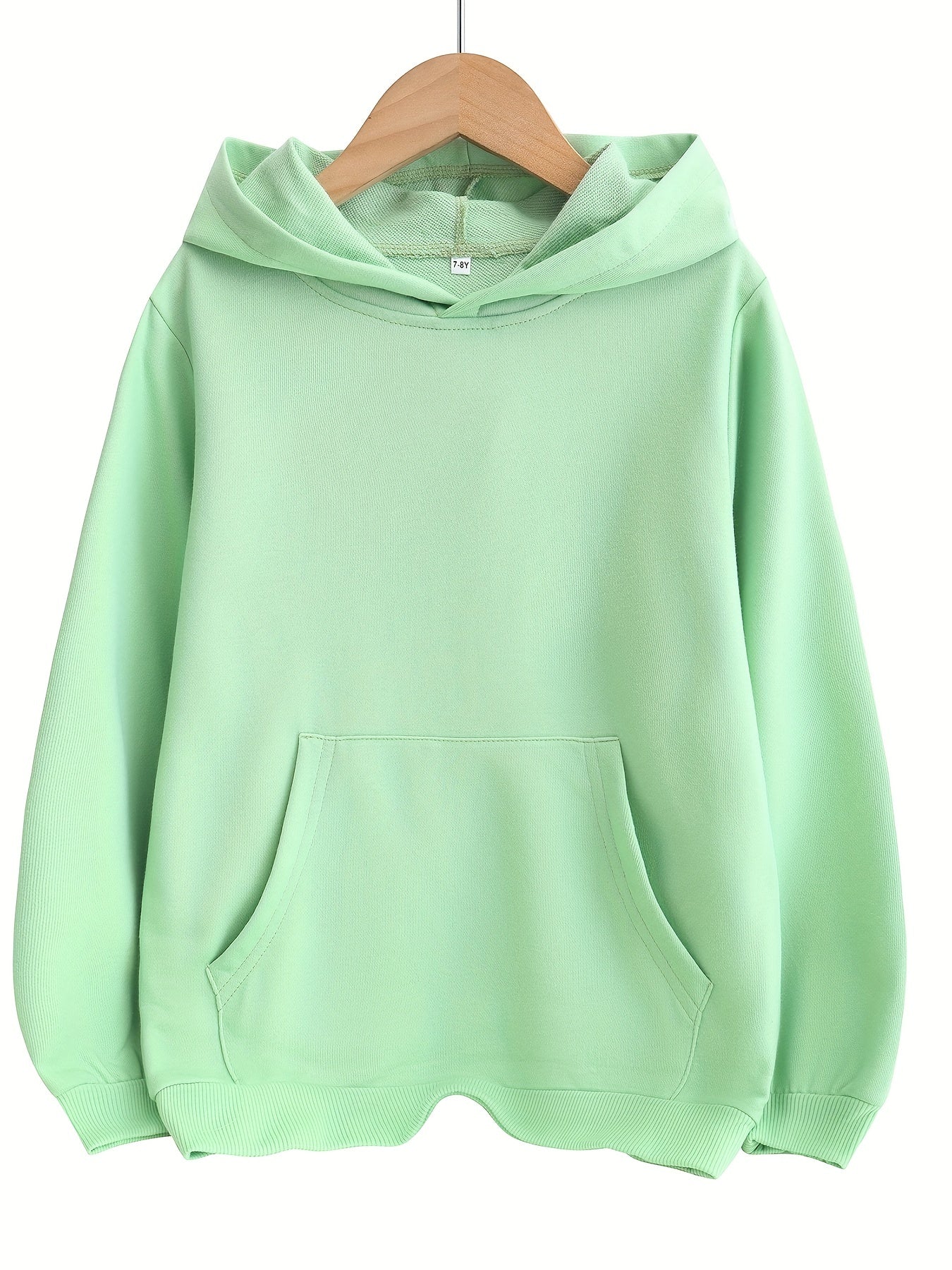 Teen Girl's Long Sleeve Hooded Sweatshirt with Pocket