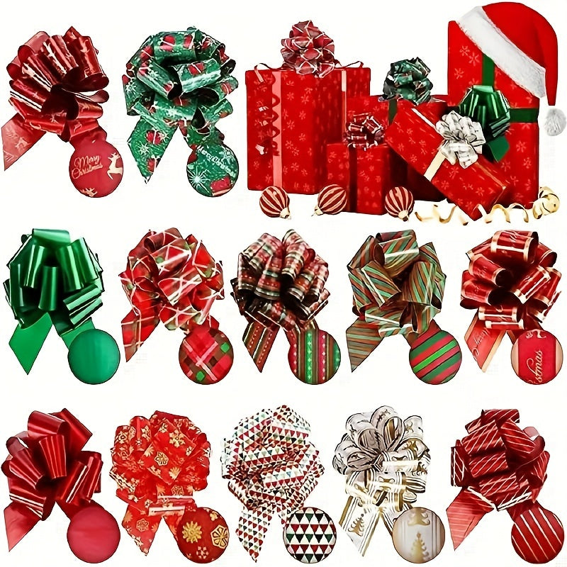 12pcs 12 7 Cm Bowknot For Gift Wrapping Red