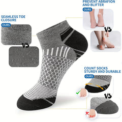ACEFINE 6pairs Men's Ankle Socks Low Cut Athletic Socks