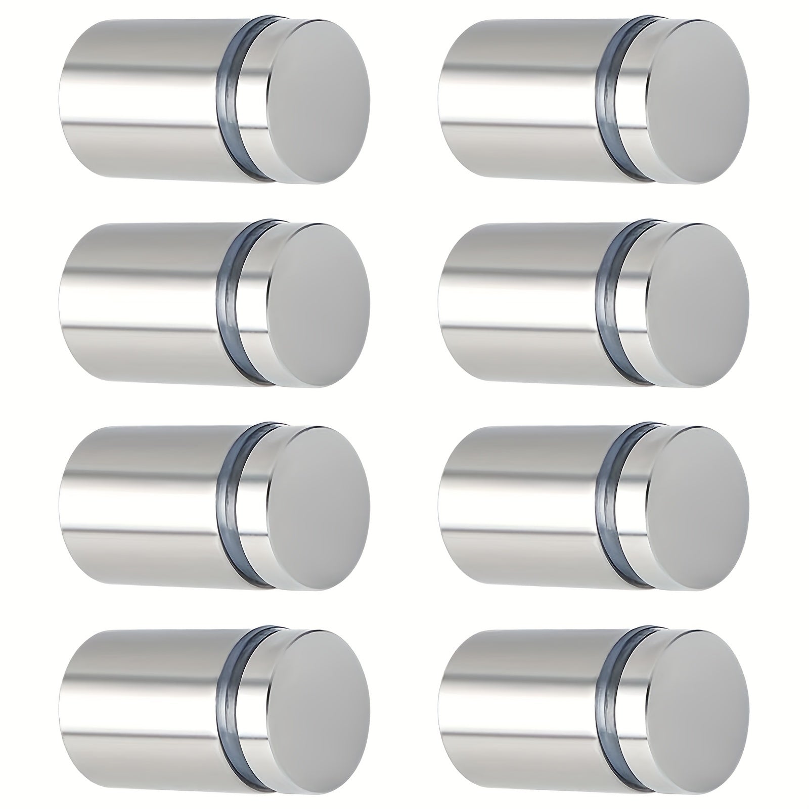 8-Pack 3/4 x 1-Inch Sign Standoff Screws Stainless Steel Wall Mounts