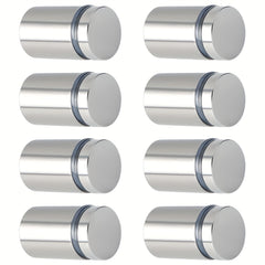 8-Pack 3/4 x 1-Inch Sign Standoff Screws Stainless Steel Wall Mounts