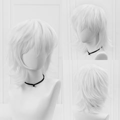 Gray Short Straight Anime Wig