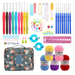 Crochet Hook Set Weave Yarn Kits With Storage Bag