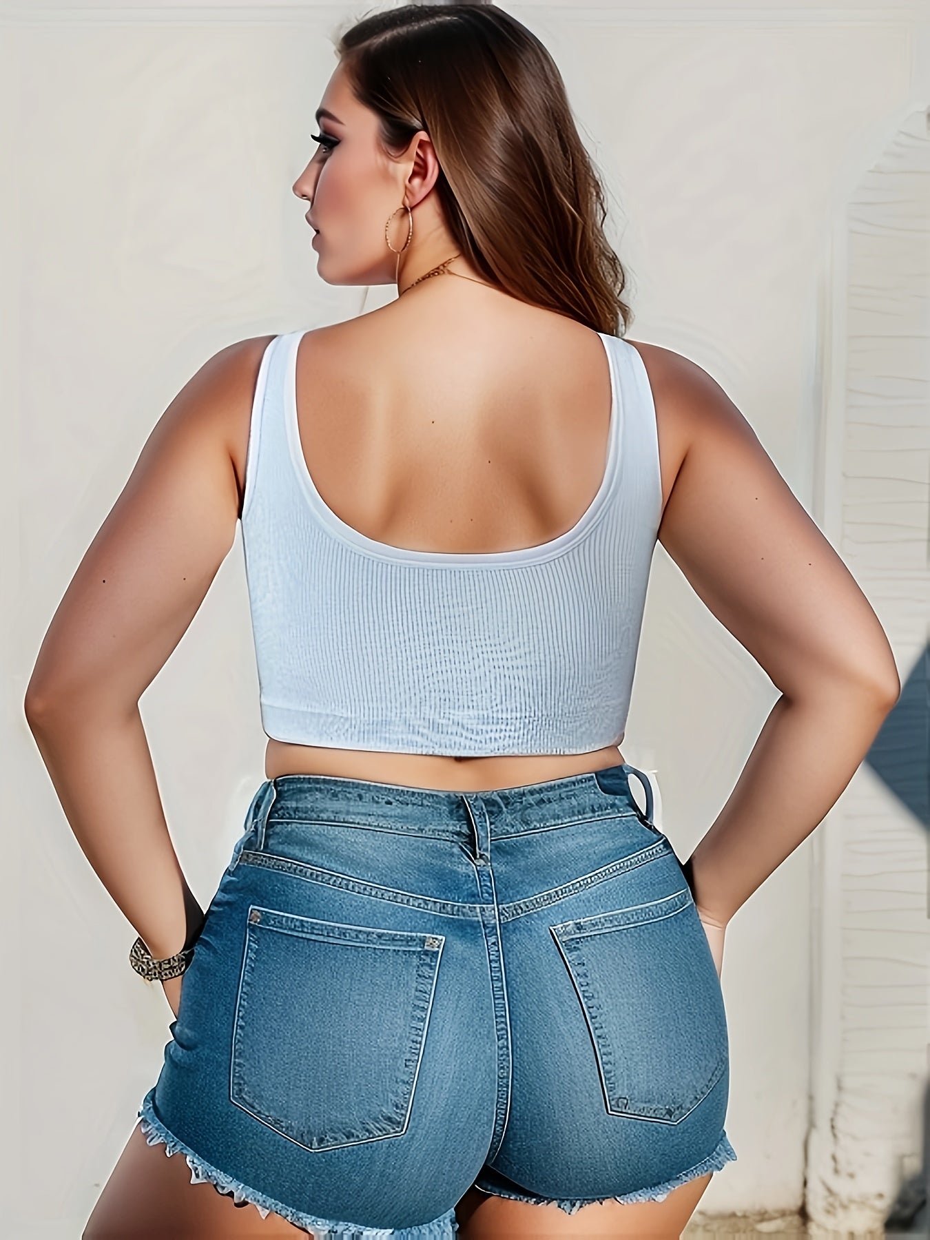 Ribbed Seamless High Impact Sports Bra