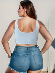 Ribbed Seamless High Impact Sports Bra