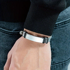 Unisex Stainless Steel Couple Bracelet Titanium Steel Bracelet