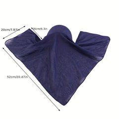 Lace Up Turban Baseball Cap Sun Hat Women's Head Scarf Bandana Visor Hats
