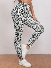 Leopard Print Yoga Pants High Stretch Leggings Women's Activewear