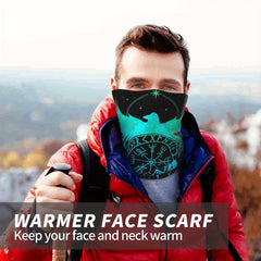 Viking Motocross Bandana Neck Gaiter Printed Fate Vegvisir Face Scarf Headwear