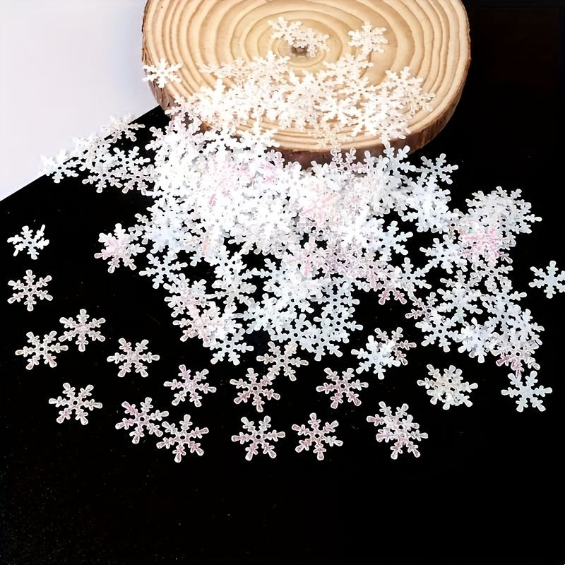 300pcs Snowflake Confetti Christmas Party Table Decorations