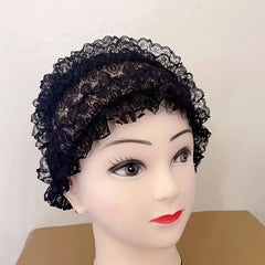Lace Turban Cap Head Wrap Lightweight Inner Hijab Chemo Cap