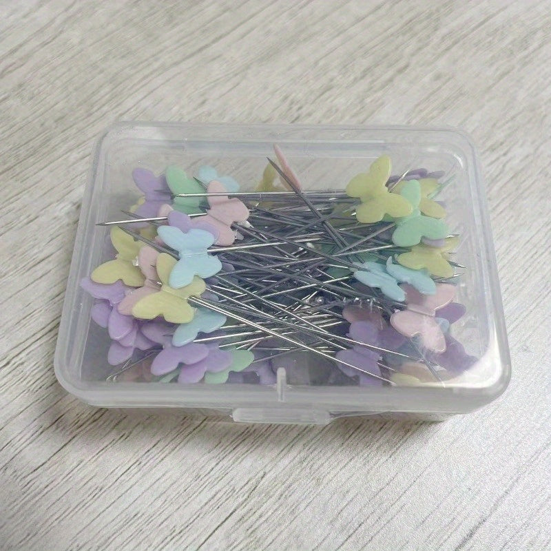 100Pcs Stainless Steel Dressmaking Pins DIY Sewing Accessories