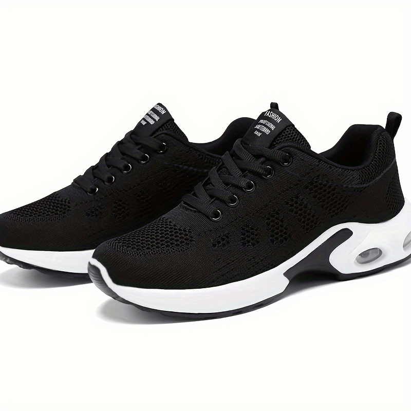 Women's Mesh Sneakers Lace Up Running Shoes Air Cushion Sport Shoes