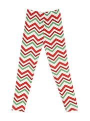 Kid Girls Geo Striped Print Legging Slim Fit Sports Casual Tight Pants