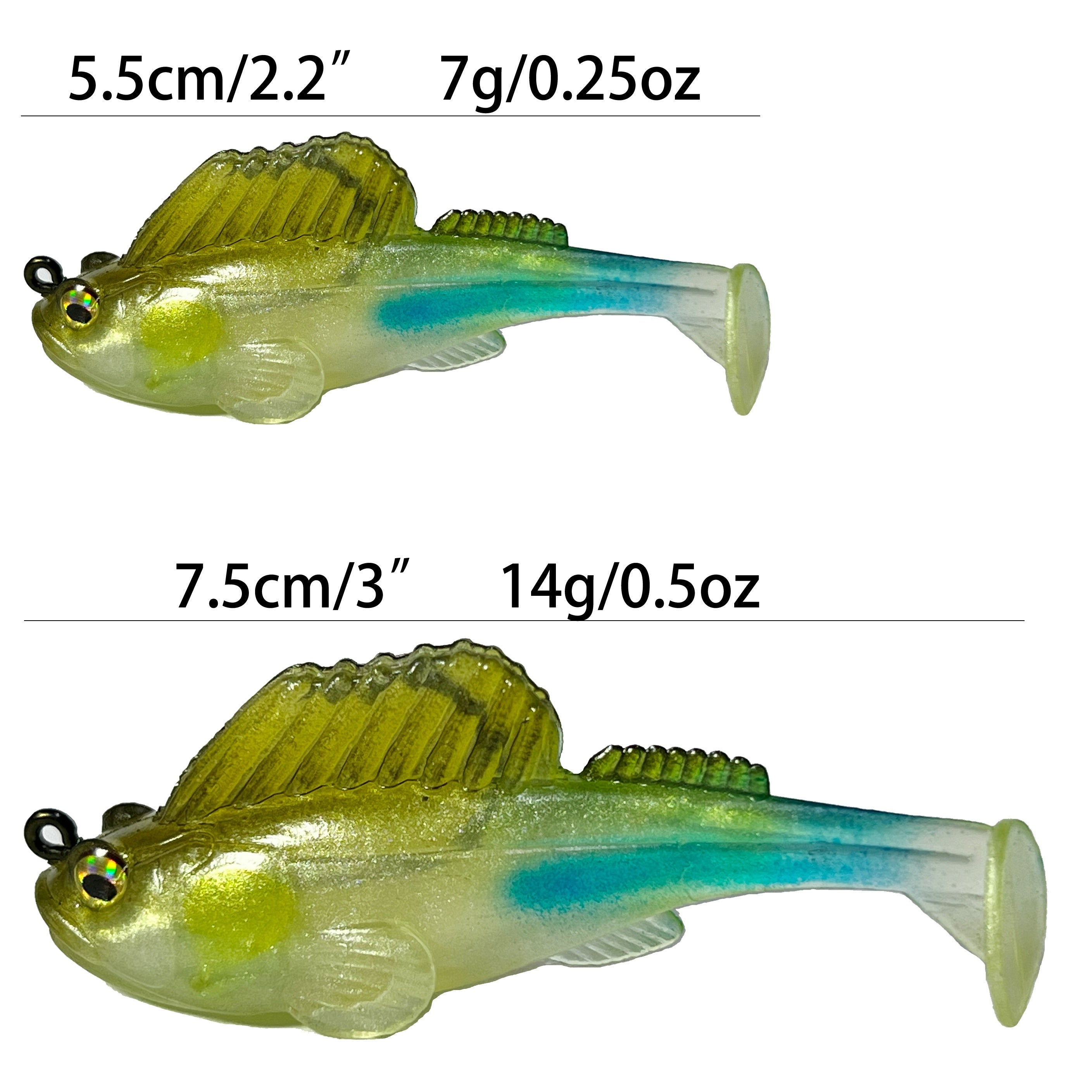 1pc Paddle Tail Swimbait Soft Lure Fishing Tackle