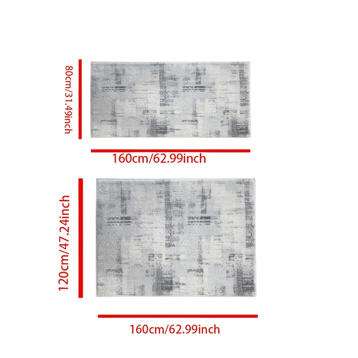 Floor Mat Fabric TPR Base Carpet Living Room Rug Home Decor