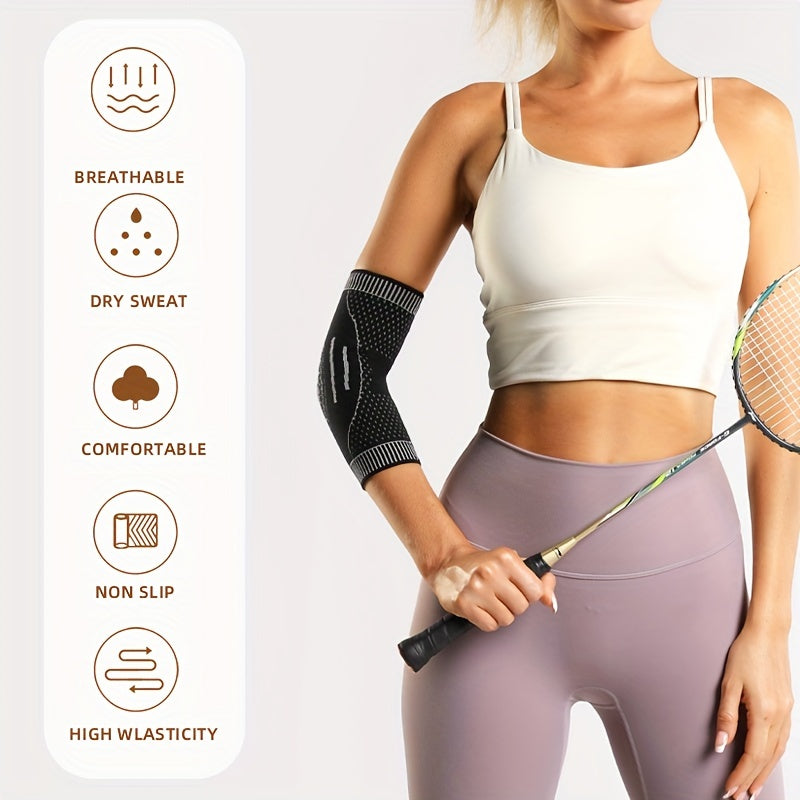 Elastic Elbow Sleeve Support for Sports - Breathable and Comfortable