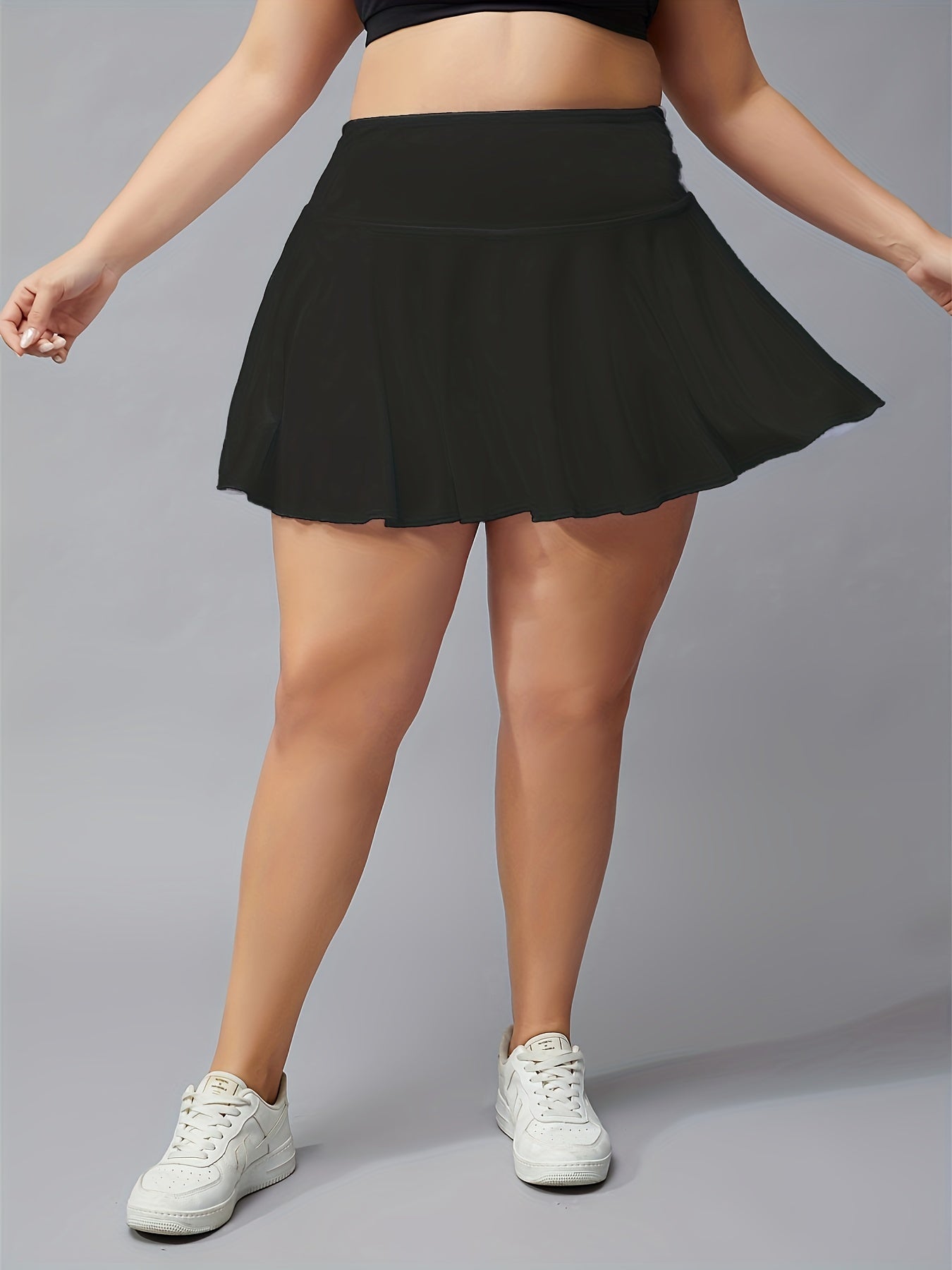 Tennis Pleated Skort Medium Solid Fitness