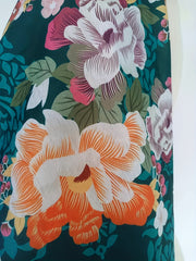 Floral Print Button Up Boho Blouse