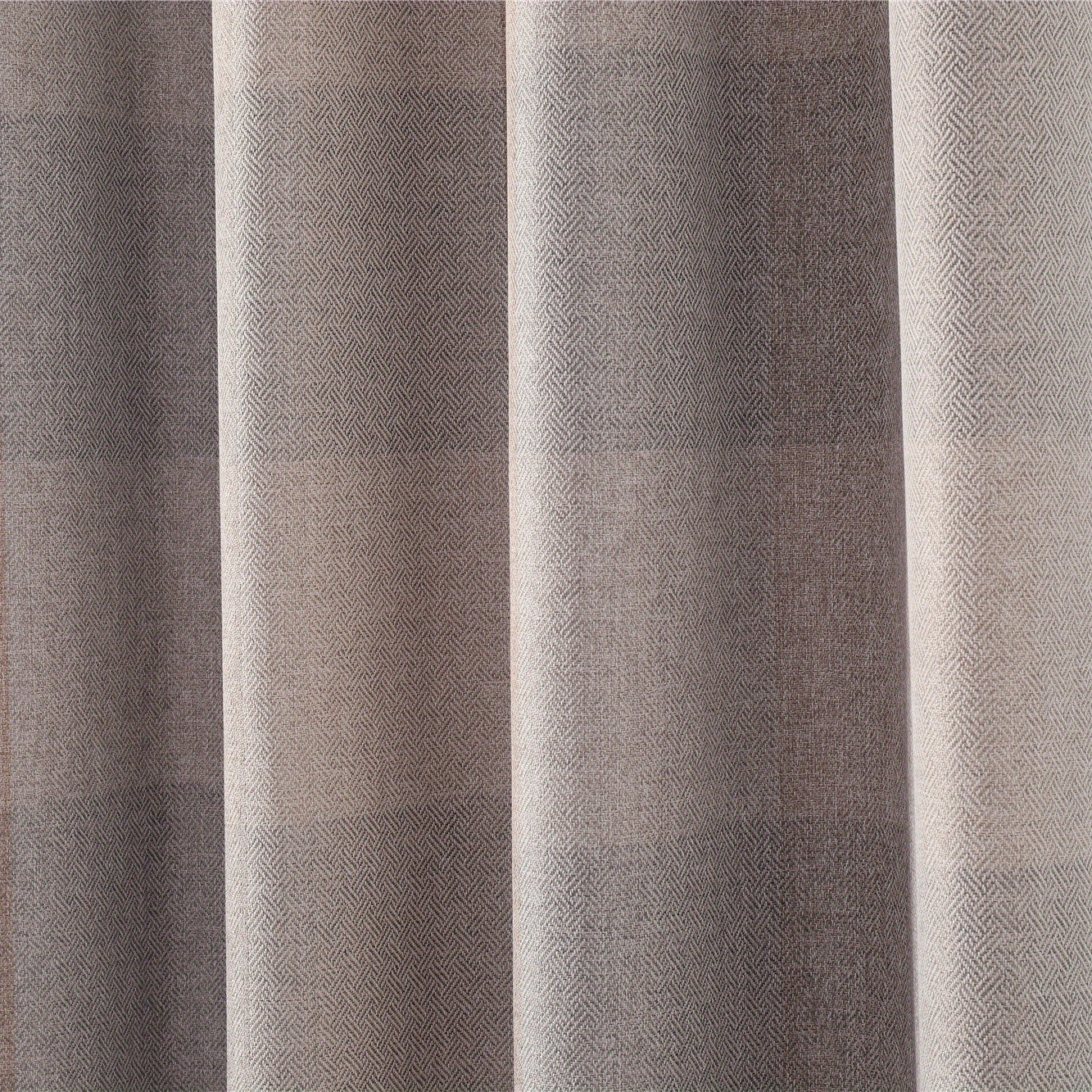 Jacquard Plaid Room Darkening Curtains