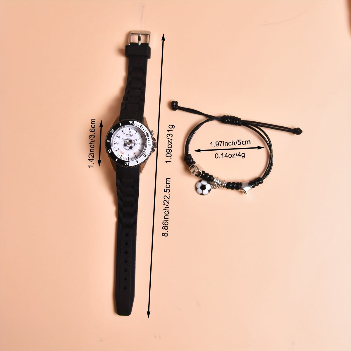 2pcs Boys' Quartz Sports Watch Mixed LED Luminous Display