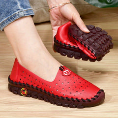 Women's Hollow Out Sneakers Low Top Slip On Shoes