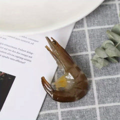 Realistic Seafood Prawns Green Lifelike Models for Displays Photography Props