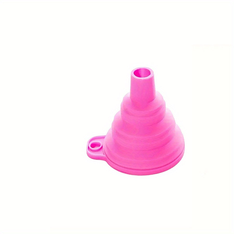 Portable Silicone Funnel Foldable Kitchen Cooking Tool for Easy Pouring