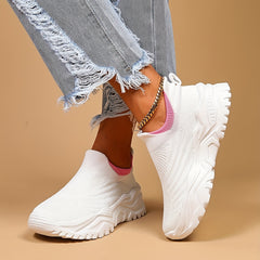 Woven Textured Running Shoes for Women