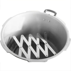 Adjustable Kitchen Pot & Pan Organizer Rack Stainless Steel Storage