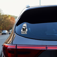 2PCS Car Vinyl Stickers Fun Signs Computer Phone Stickers