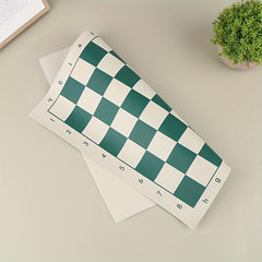 Portable PVC Leather Chess Board 34 13 58inch Soft Rollable Mat
