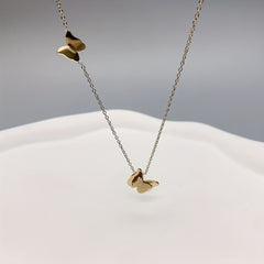 1pc Stainless Steel Butterfly Necklace Birthday Christmas