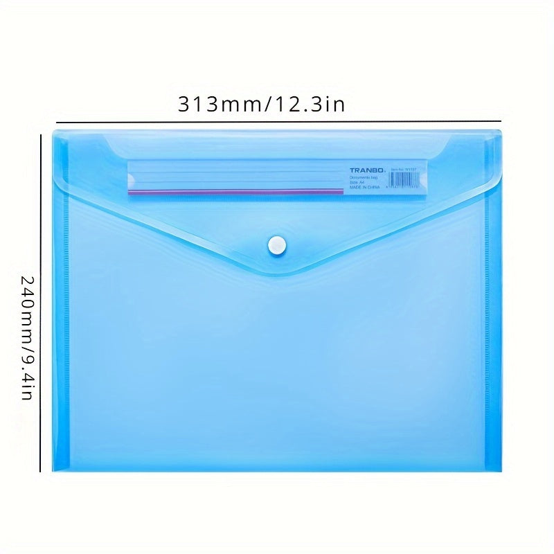 A4 Transparent Buckle Bag Identification Card File Bag