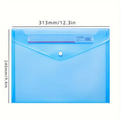 A4 Transparent Buckle Bag Identification Card File Bag