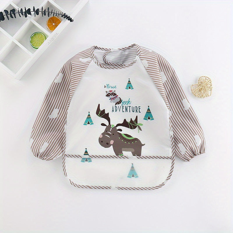 Baby Smock Long sleeved Waterproof Bib