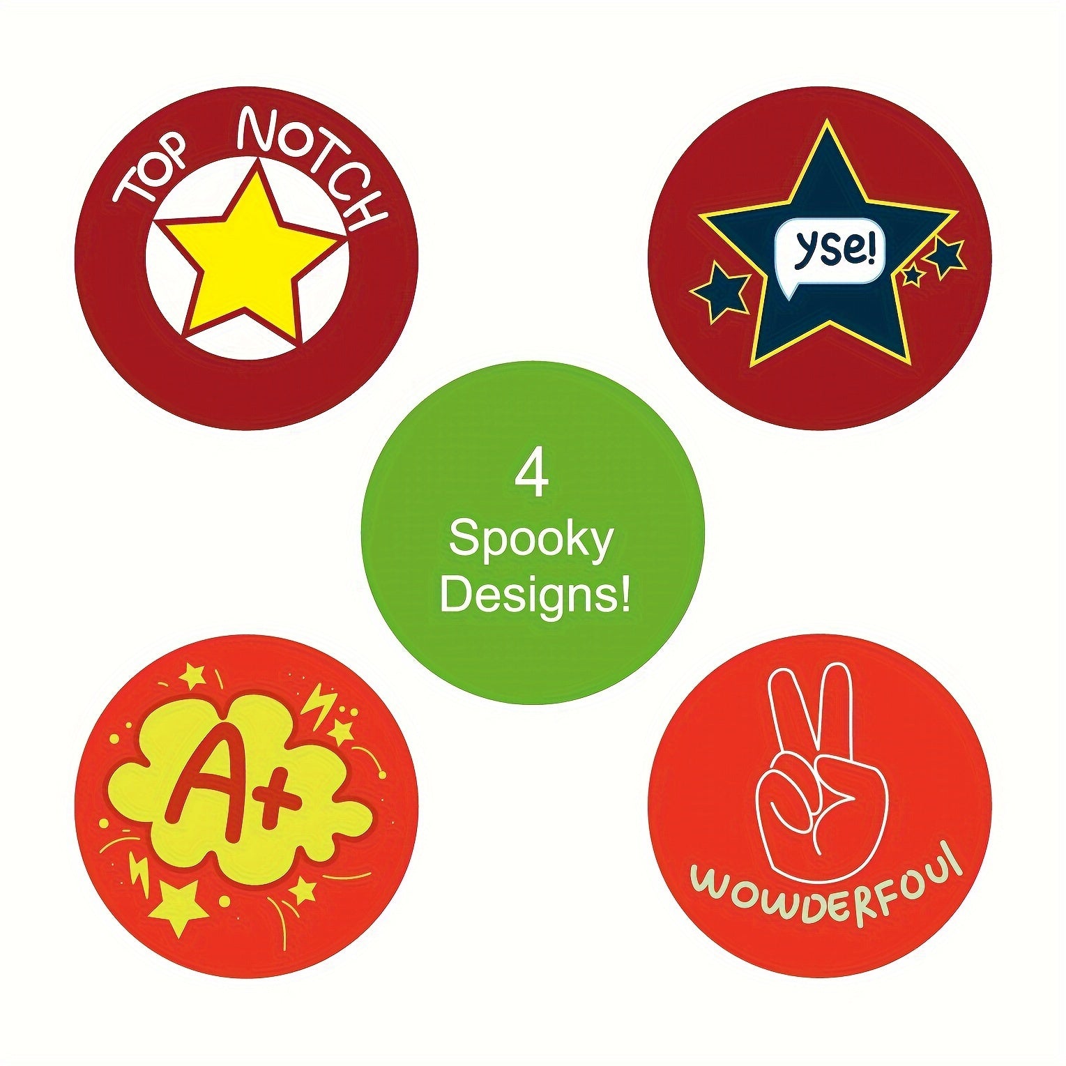 200pcs 3.81cm Reward Stickers for Teachers Parents Classroom School
