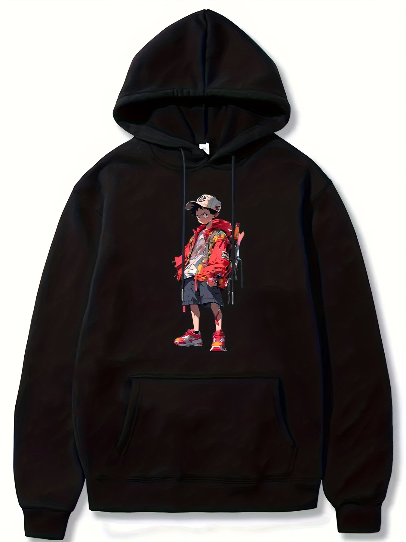 Anime Boy Hoodie Men's Pullover Winter Top