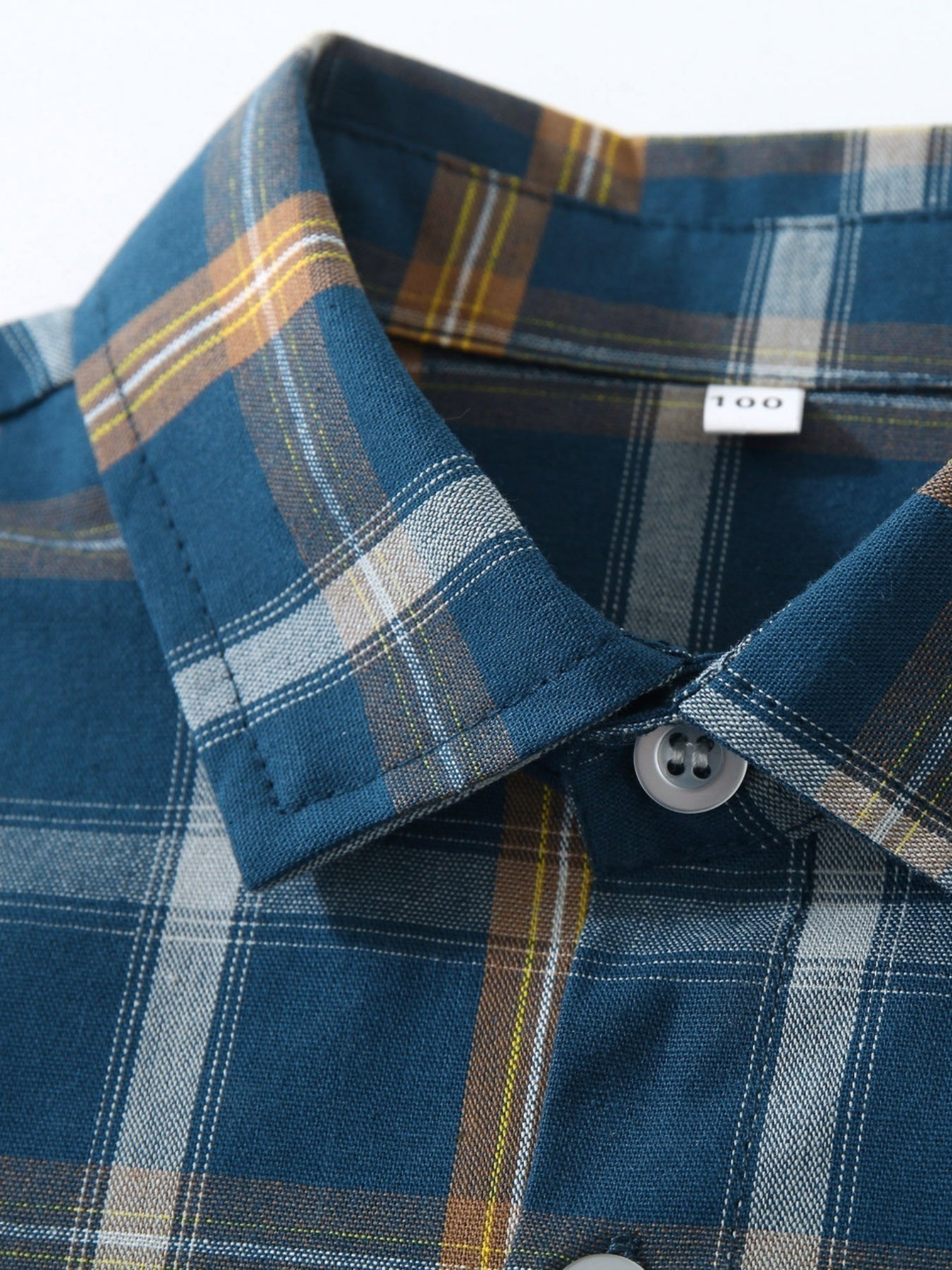 Baby Boys Plaid Shirts Button Down Lapel Long Sleeve Blouse Tops