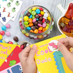 Dinosaur Party Bags with Stickers - Perfect for Party Favors